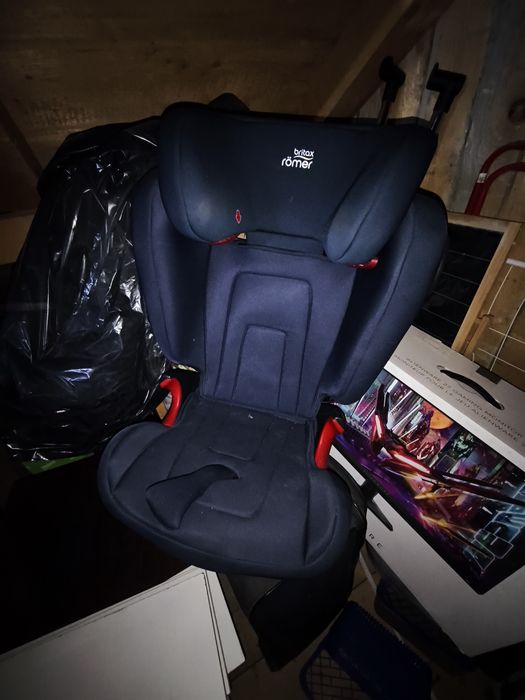 Scaun auto ISOFIX Britax Romer KIDFIX2 R Moonlight Blue, 15-36 kg, Alb