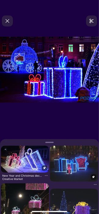 Fasad chiroqlari  bayram uchun asvishenya xizmati