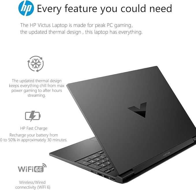 HP Victus 15/FHD IPS 144 Hz/i5-13420H/DDR4 16GB/SSD 512GB/RTX 4050