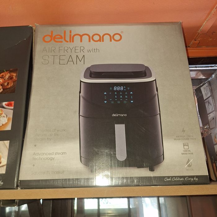 Голям Еър Фрайър с функция пара