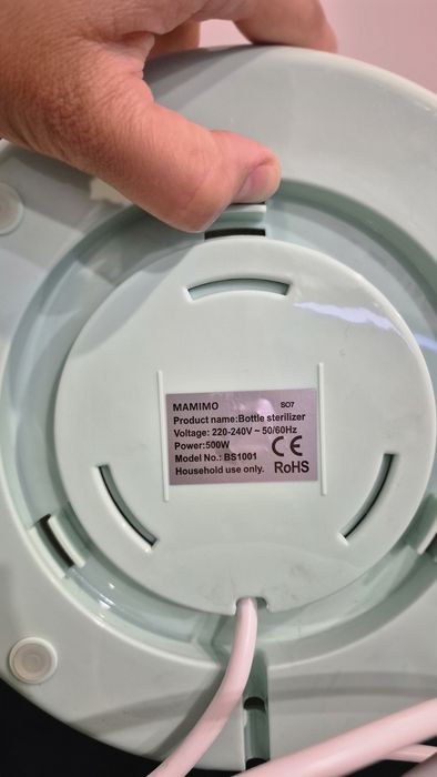 Sterilizator electric pentru 6 biberoane