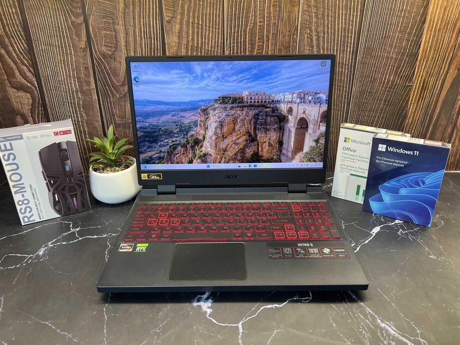 Игровой ноутбук Acer Nitro 5 | Ryzen 5-6600H | 16GB | 512GB | RTX3050