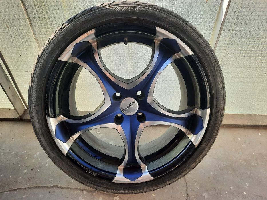 Carmani 18" джанти 4x100 с гуми 225/40 R18 (Opel, Honda, VW, Mazda)