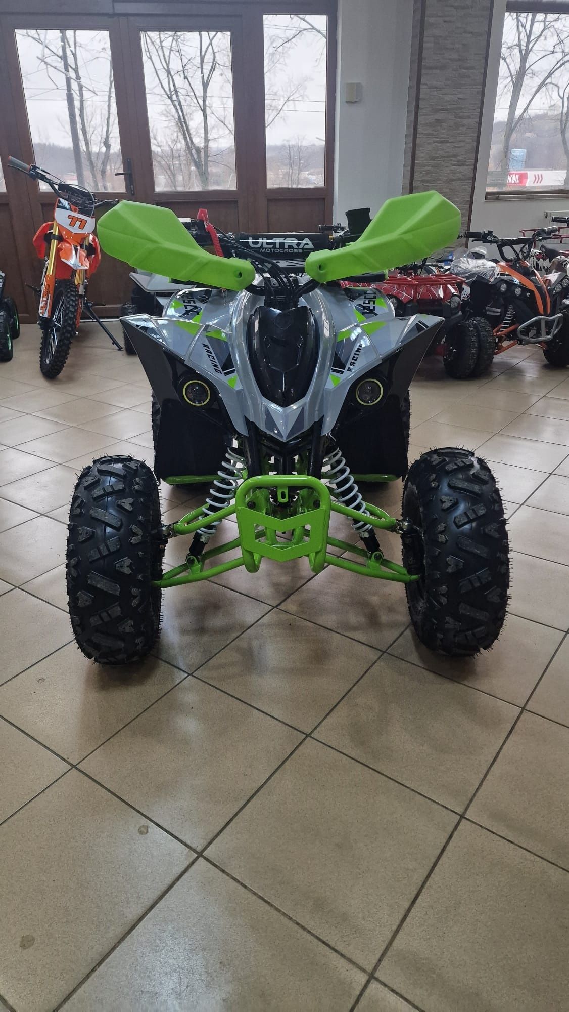 ATV 125cc Ultra Racing angel eyes keyless start, Nou adus din Germania