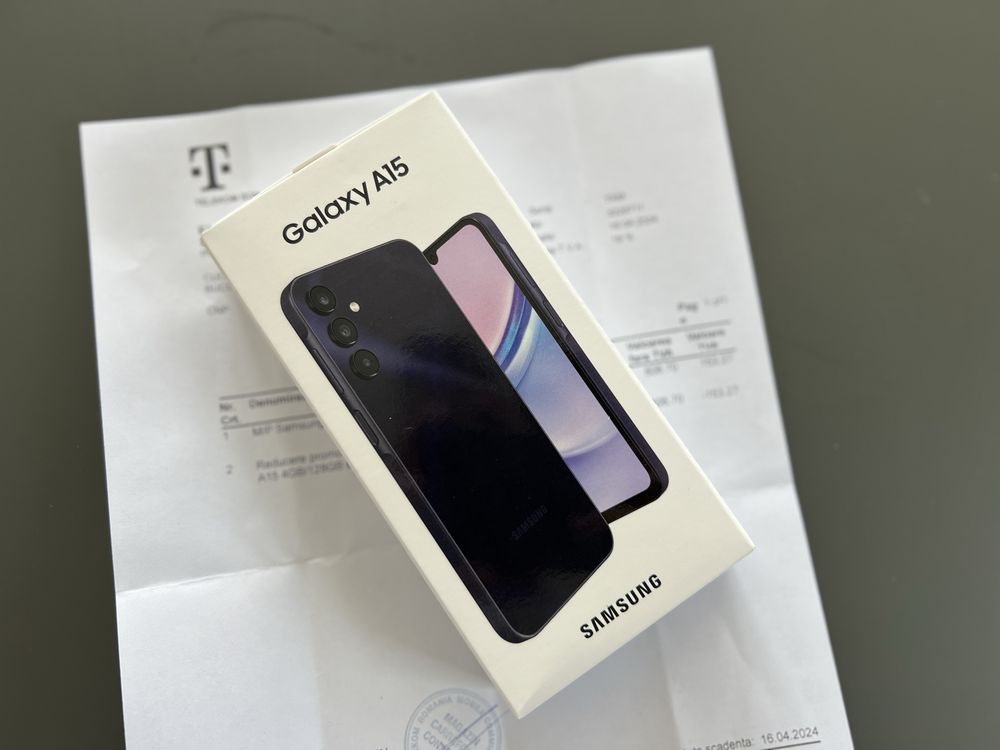 Samsung Galaxy A15 sigilat cu factura si garantie