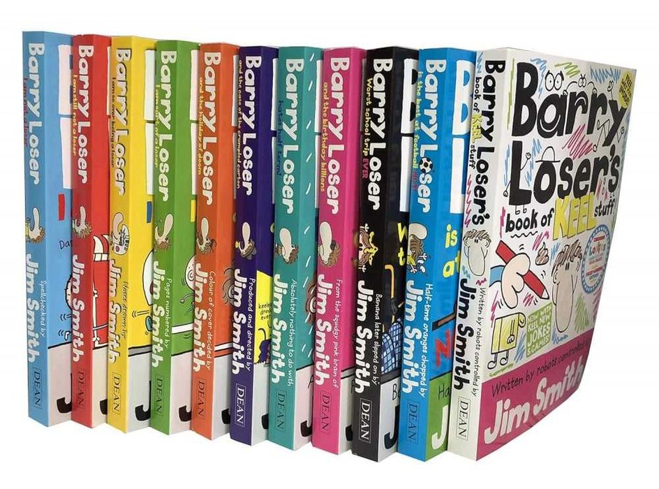 Barry Loser 11 Books Collection Set Jim Smith Best At Football Not