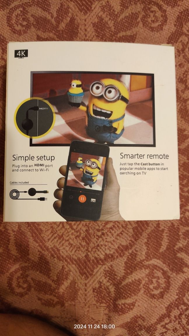 Продам приставку chromecast.