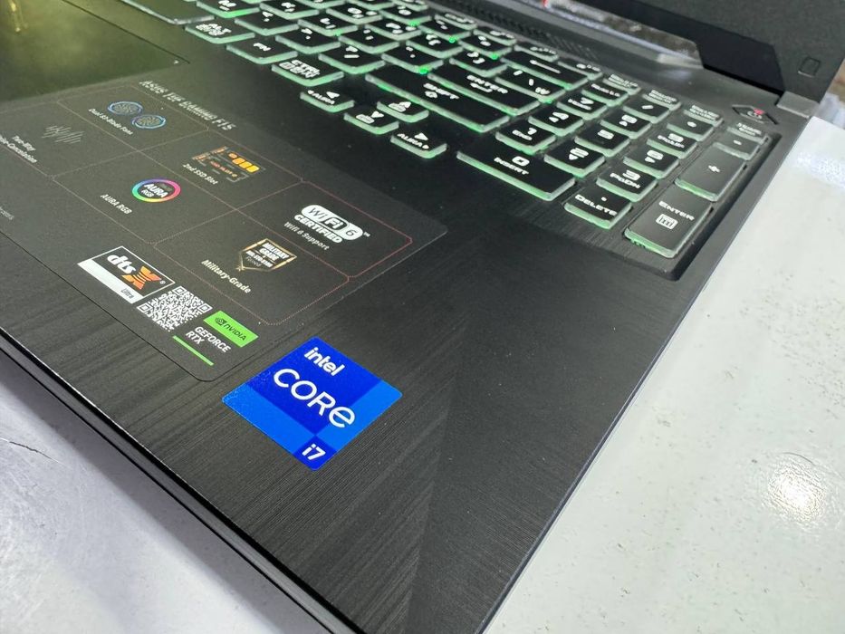 1.5TB SSD va RGB klaviatura bilan ASUS TUF i7 – yangidek holatda!