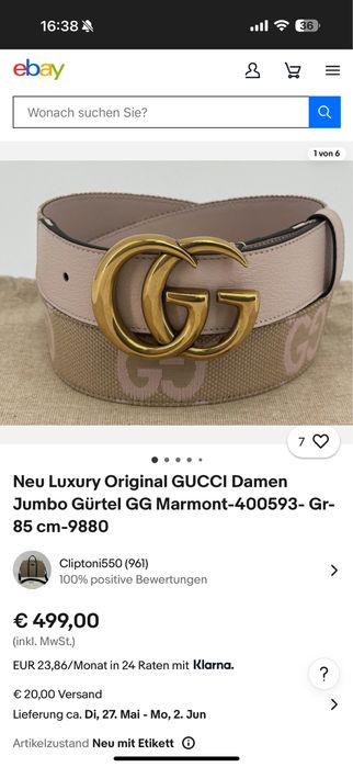 Curea lata Gucci , roz prafuit-bej