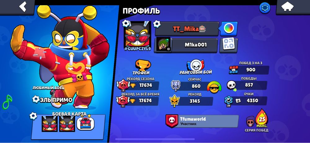 Аккаунт брав старс