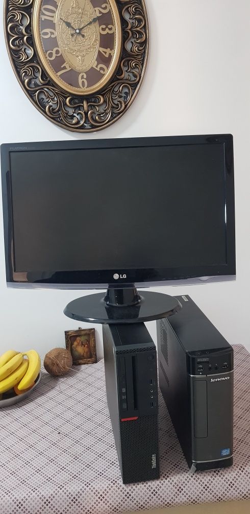 Monitor LG 27"/ Computer Lenovo i3gen6
