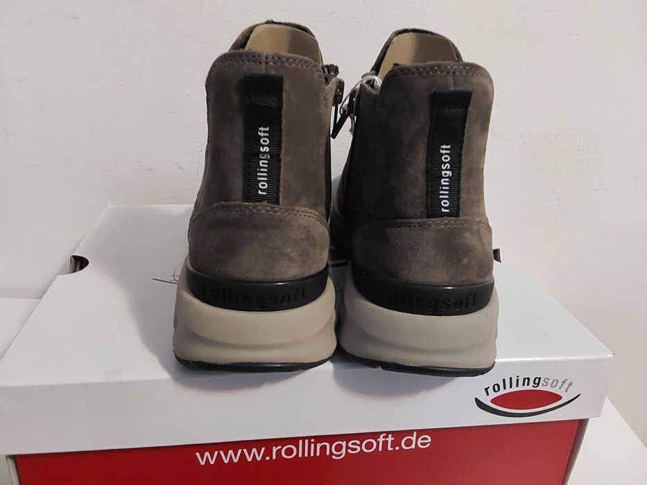 Ghete dama piele naturala rolingsoft nr 40