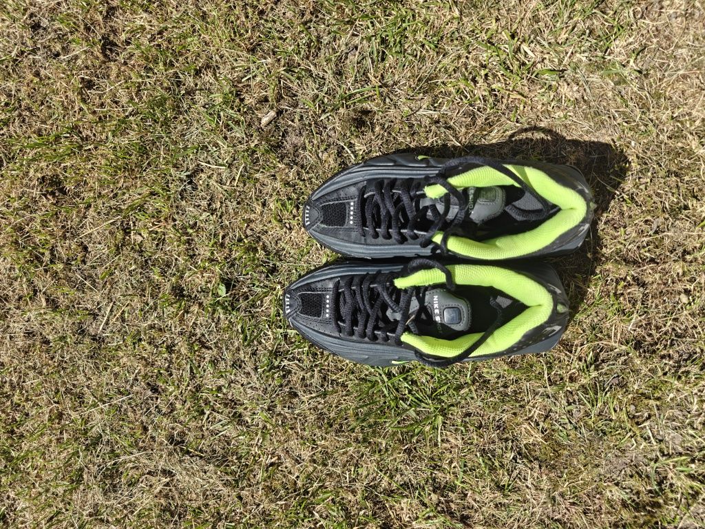 Nike shox децки черно/зелени
