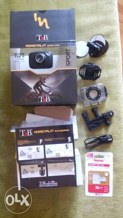 Camera Video de Actiune TnB SPCAMHD, Video HD 720p, Senzor CMOS 5 MP