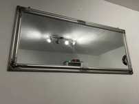 Oglinda decorativa Arginie - Aurie - Alba. stil Vintage 165x70cm
