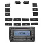Комплект бутони за радио панел VW Golf 5, Touran, Caddy, Passat, Jett