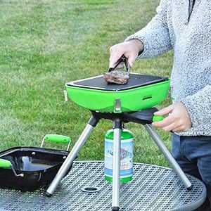 Gratar de camping 2in1 cu gaz, aragaz, masa gratar gratar mobil