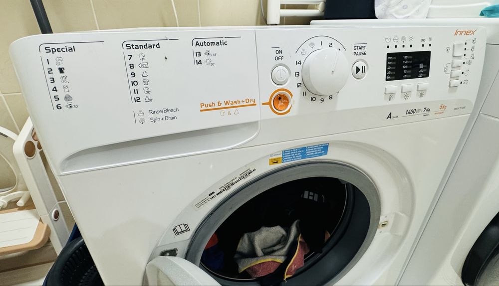 Masina de spalat cu uscator Indesit 7kg/5kg uscare