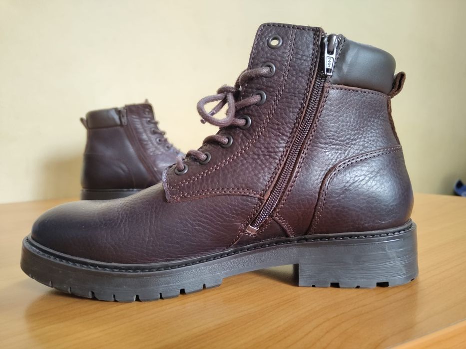 Ghete/bocanci  iarna Jack&Jones piele naturala 100%