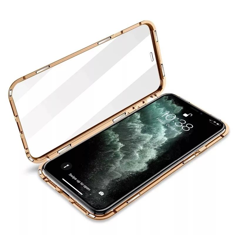 iPhone 14 / 14+ / 14 Pro Max / Двоен 360 градуса магнитен кейс калъф