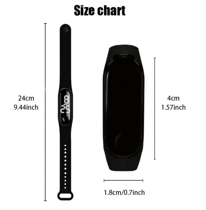 BT Спортна смарт гривна с крачкомер и мониторинг на кръвно и кислород