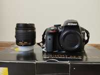 Aparat foto DSLR Nikon D 3300, 24.2MP, Black + Obiectiv AF-P 18-55mm