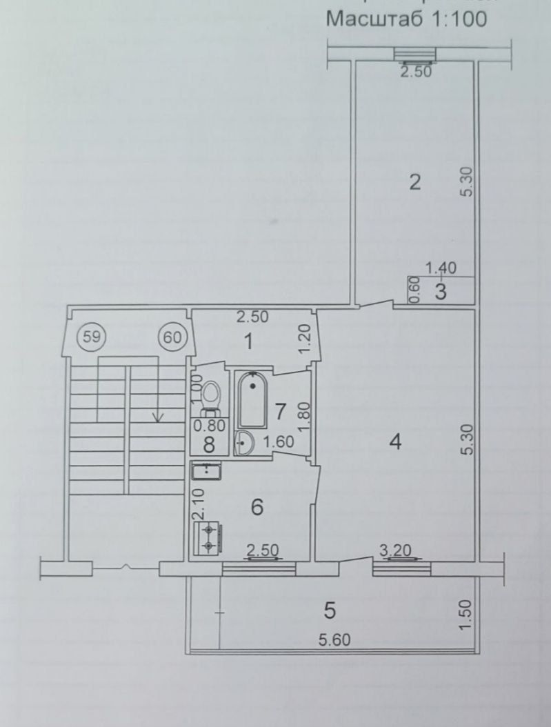 2/3/4 ТТЗ-1 балкон 1,5х6