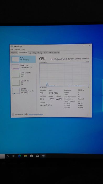 PC Gaming - RTX 2060, Intel I5 10400F