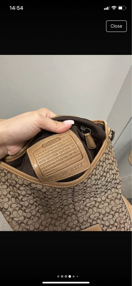 Geanta Coach originala genuine leather