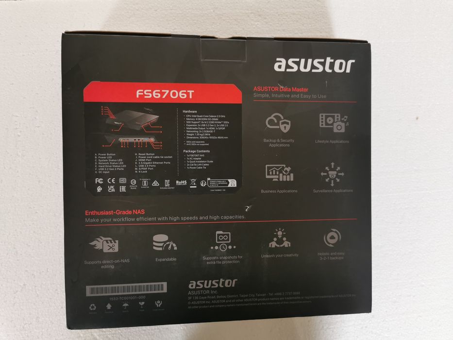 Unitate de stocare asustor 4gb 6xm.2nvme