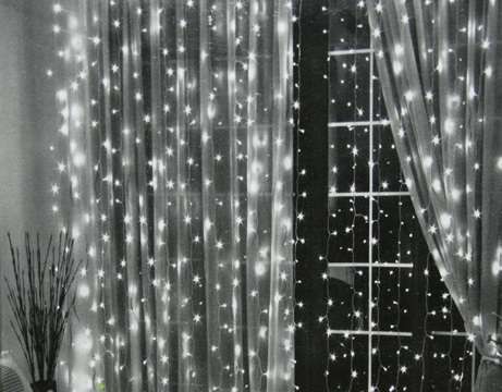 Instalatie tip cortina LED luminoasa Twinkle Star 2,5/1,5 metri