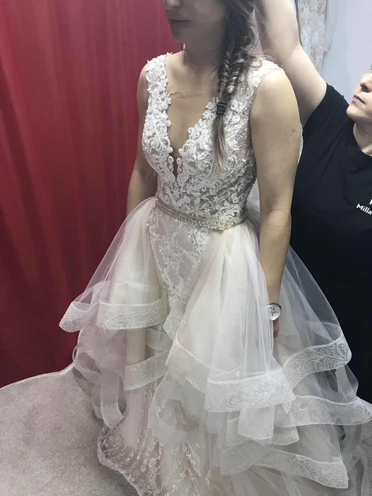 Rochie de mireasa Briana Millanova, model 2018, marimea M