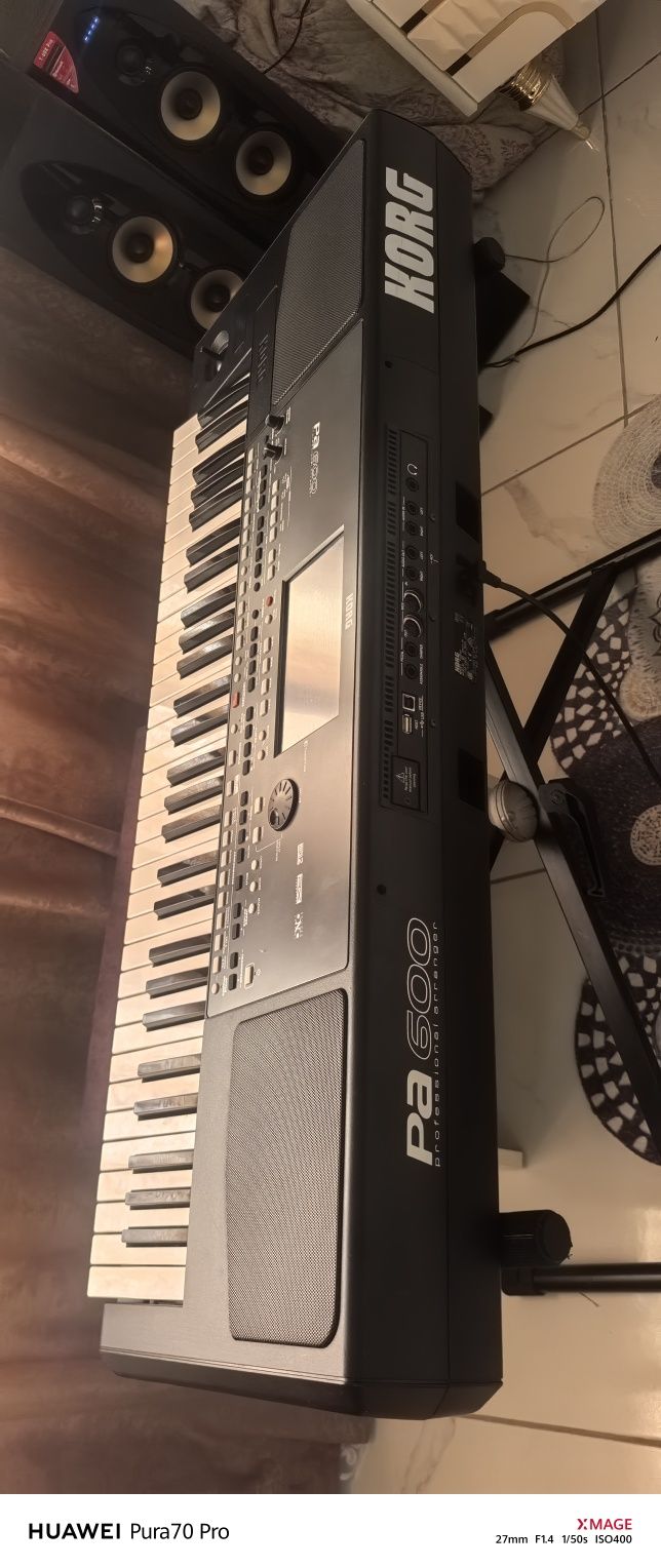 Korg pa 600 зареден за работа