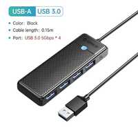 USB адаптер, WiFi 5 GHz, Bluetooth 5.0, звук,VGA,LAN,hub, хаб,ORICO