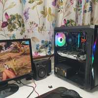 PC Gaming Segotep Intel Core i5, SSD, 8 Gb RAM, Nvidia, monitor, mouse