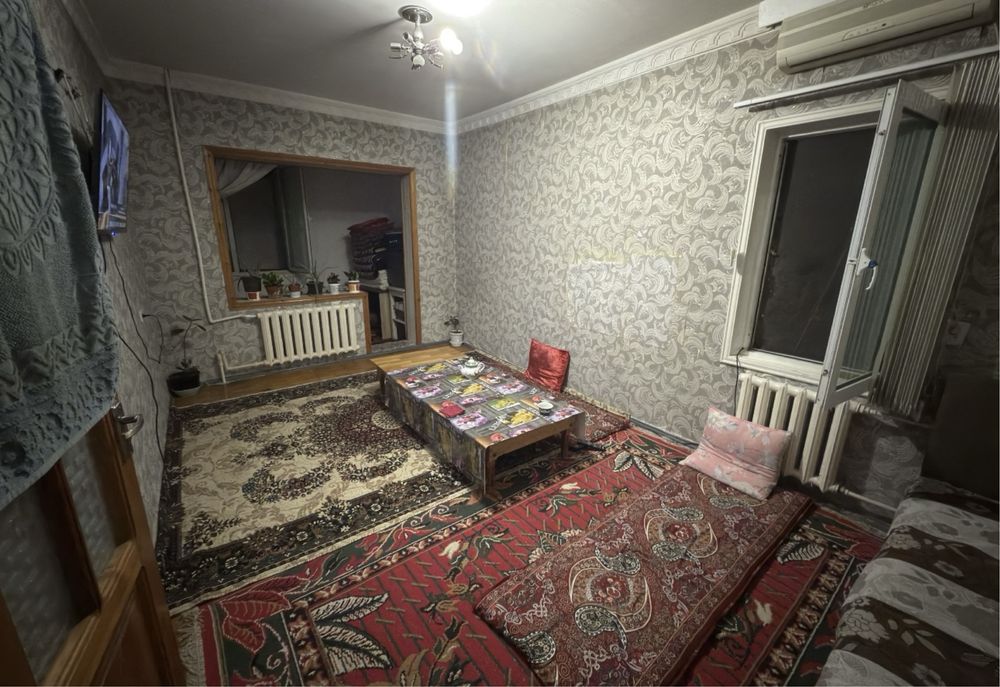 Сергелинский р-н Куйлюк массив 6 2/3/5 франция 58м2 балкон 2х6 ИПОТЕКА