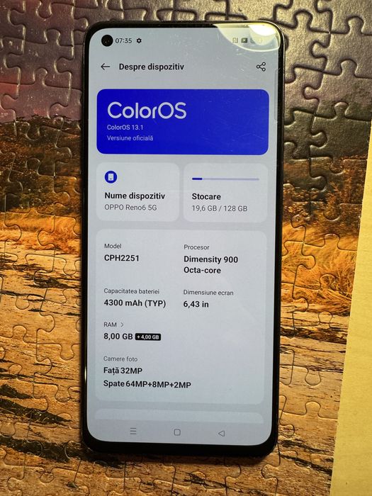 Oppo Reno 6 5G, 128 Gb