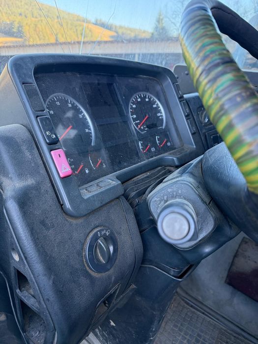 Man transport bușteni cu macara și remorca si schimb Bascula 3,5 tone