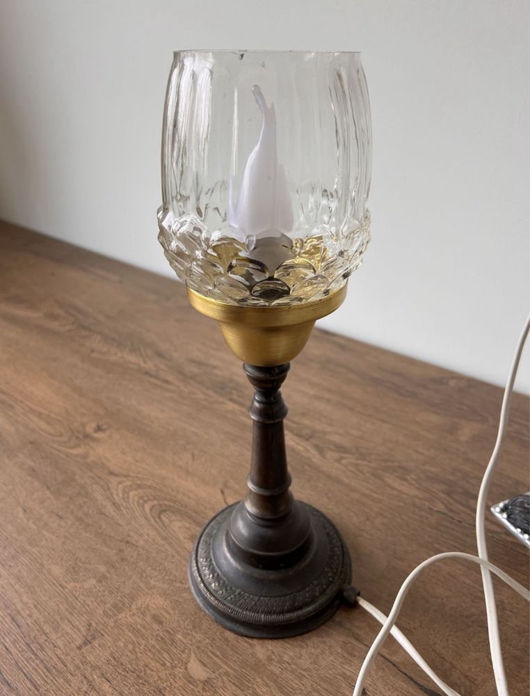 Veioza Vintage, alama,bronz, art deco, clasic, funcțională