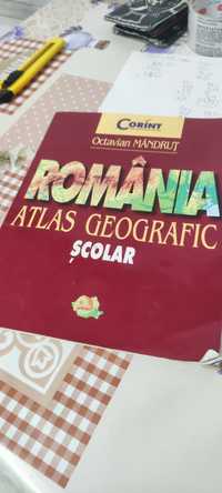 Atlas Geografic Scolar, an 2002, ed Corint, Oct Mandrut, stare buna