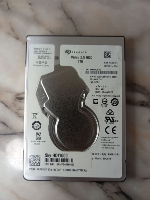 Хард диск за лаптоп DVR Seagate ST1000VT001 Video 1TB ,5400rpm,128MB