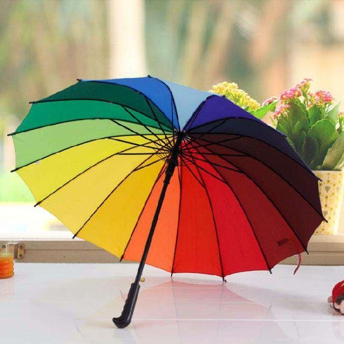 Радужный зонт 16-24 цветов на подарок