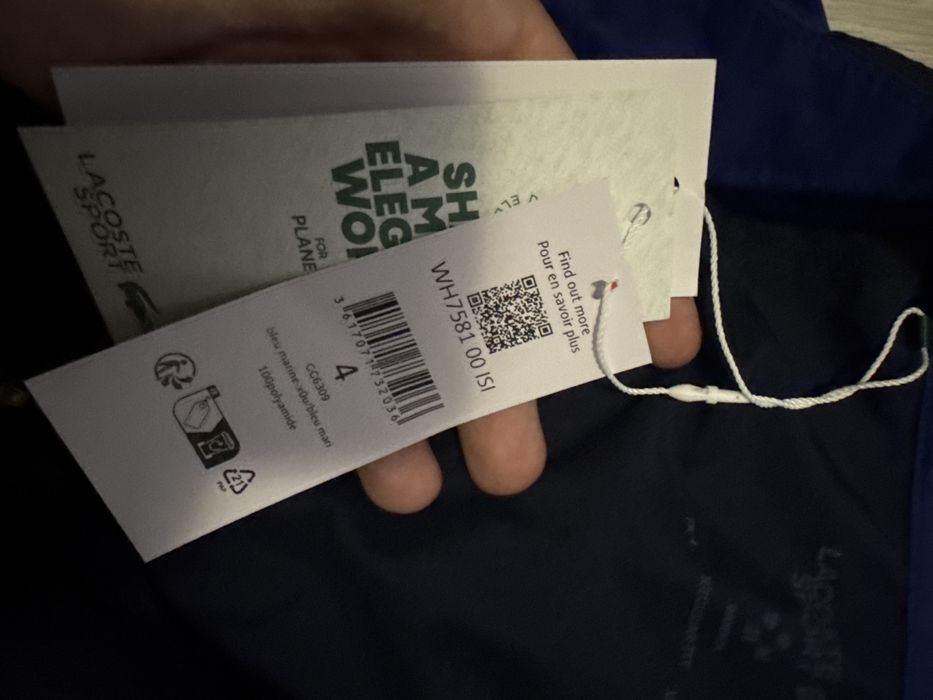 Vand geaca / windbreaker Lacoste marimea M nou nouta