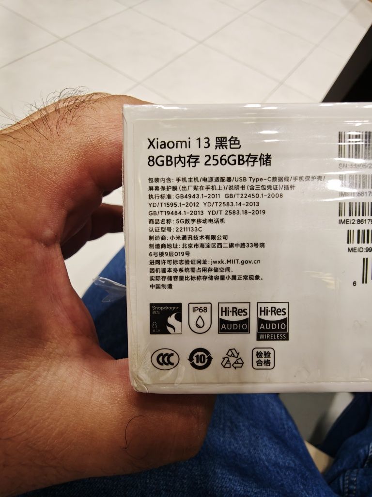 Xiaomi mi 13  black