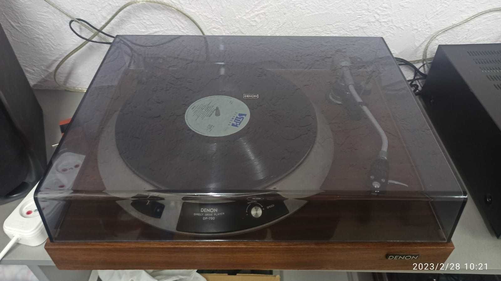 Виниловый проигрыватель DENON DP-790