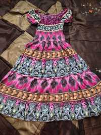 Платье сарафан для девочки 6-8 лет ,штапель