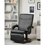 NOU Fotoliu cu recliner "MIGHT", piele ecologică