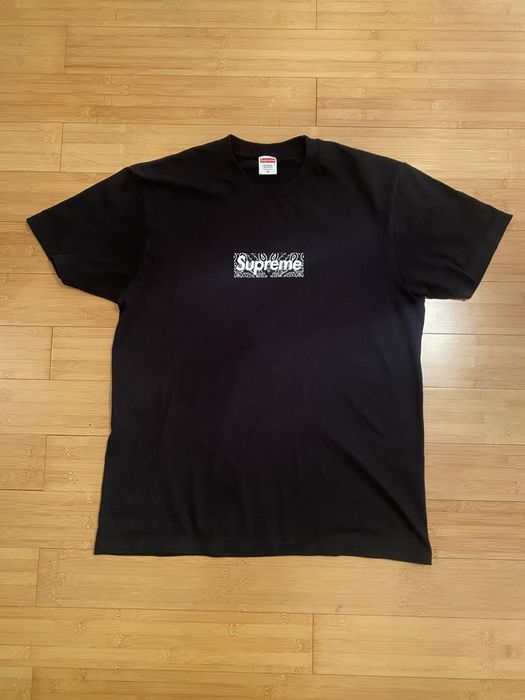Tricou Supreme box logo bandana