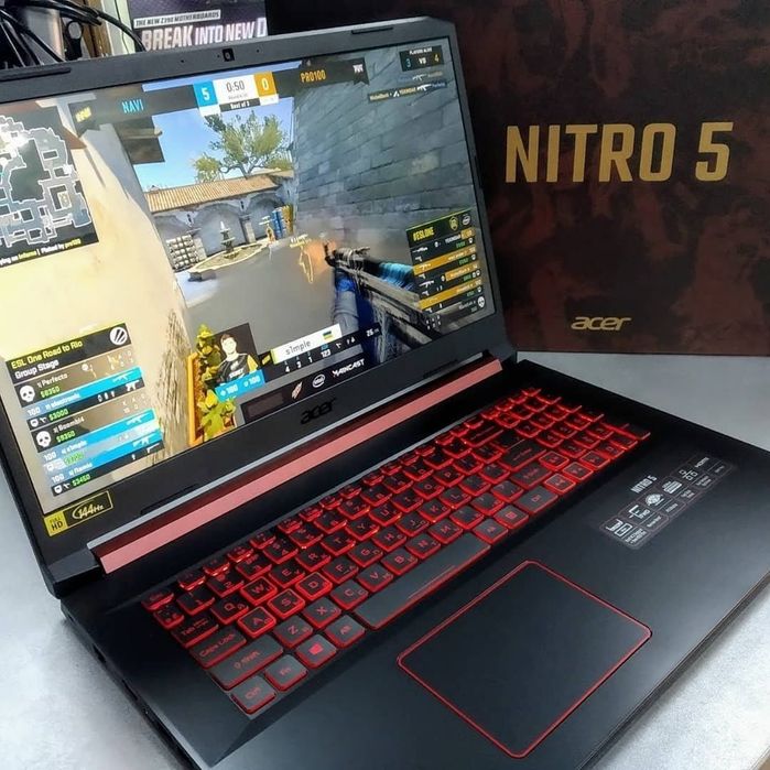 Большой Acer Nirto 17.3"  i5-10gen RTX3050 ОЗУ 16гб