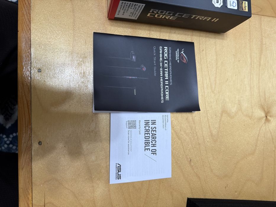 Asus rog cetra 2 core gamer naushnek